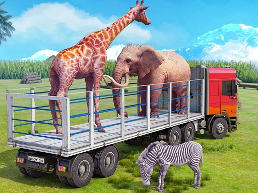 Truck Driving Animal Transport online game