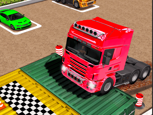 Truck Parking Car Games 3D online Racing game