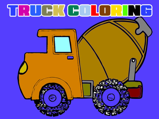 Trucks Coloring Book online game