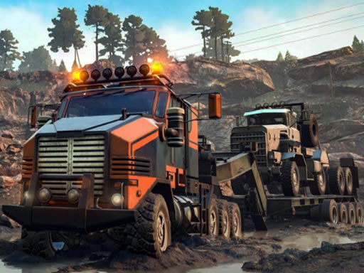 Trucks in Mud Jigsaw online game