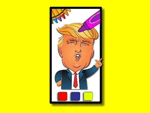 Trump Coloring Time online game