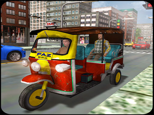 Tuk Tuk Auto Rickshaw Driver: Tuk Tuk Taxi Driving online Racing game