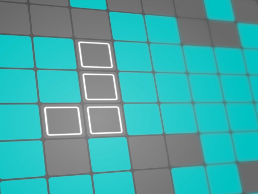 Turquoise Blocks online Puzzle game