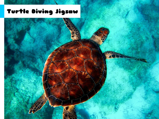 Turtle Diving Jigsaw online game