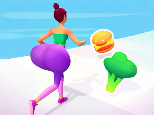 Twerk it! body Race 3D online Hypercasual game