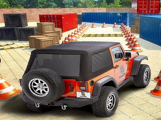 Ultimate Monster Jeep Parking Game online Arcade game