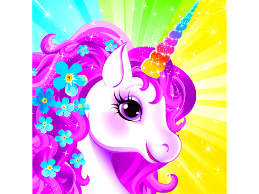 Unicorn Dress Up like Princess online Girls game