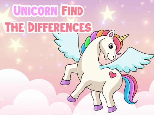 Unicorn Find The Differences online Puzzle game