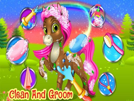 Unicorn Pony Pet Salon online Arcade game