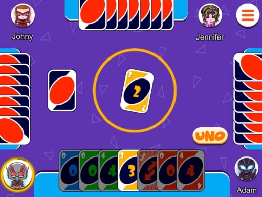 Uno Super Heroes online Arcade game