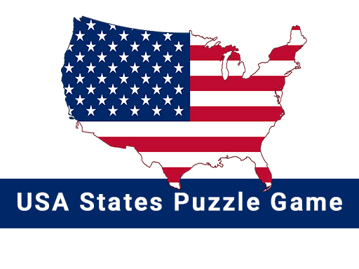 USA States Puzzle online game