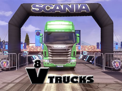 V8 Trucks Jigsaw online game