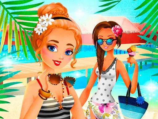 Vacation Summer Dress Up Game for Girl online game