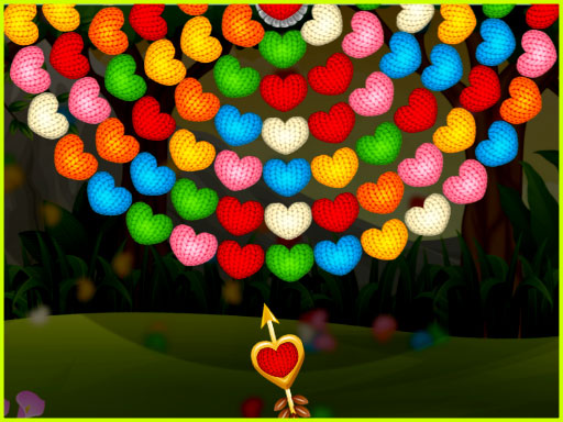 Valentines Bubble Wheel online game