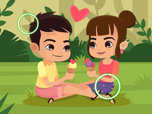 Valentines Day Differences online Puzzle game