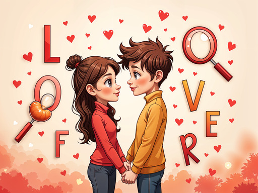 Valentines Hidden Alphawords online Puzzle game