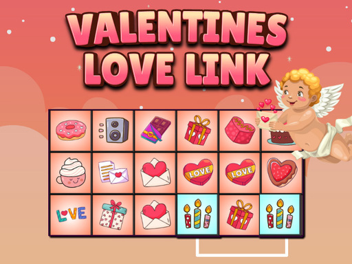 Valentines Love Link online Puzzle game