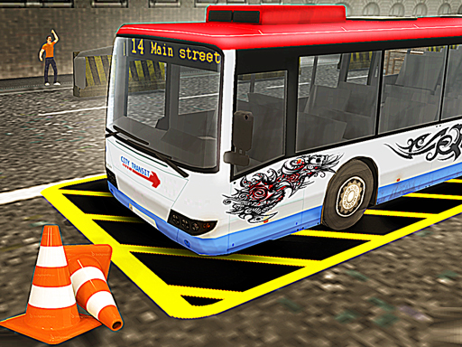 Vegas City Highway Bus: Parking Simulator online Racing game