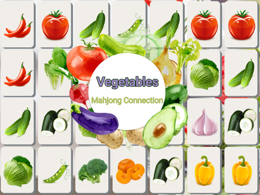 Vegetables Mahjong Connection online Puzzle game