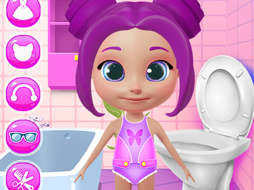 Violet My Little Girl online Girls game