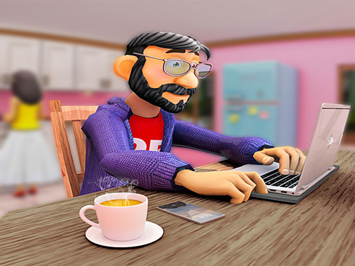 Virtual Work online From Home Simulator online game