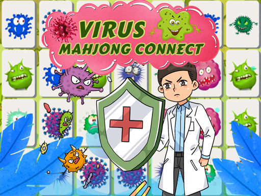Virus Mahjong Connection online Puzzle game