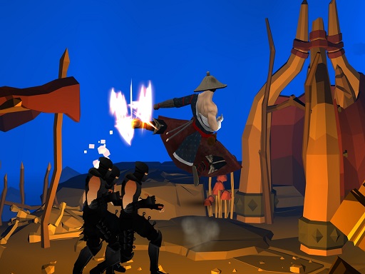 Warrior Fighters Samurai Sim online Action game