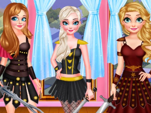 WARRIOR PRINCESS DRESS UP online Girls game