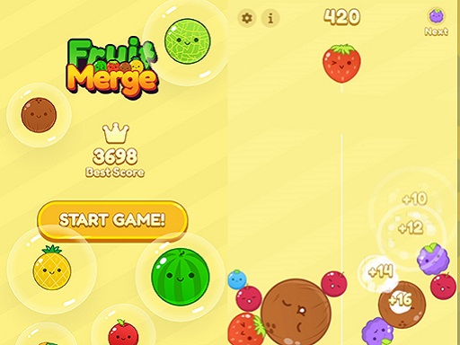 Watermelon Fruit 2048 online Arcade game