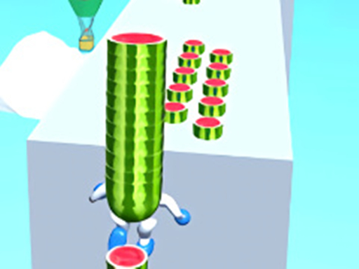 Watermelon Run 3d online game