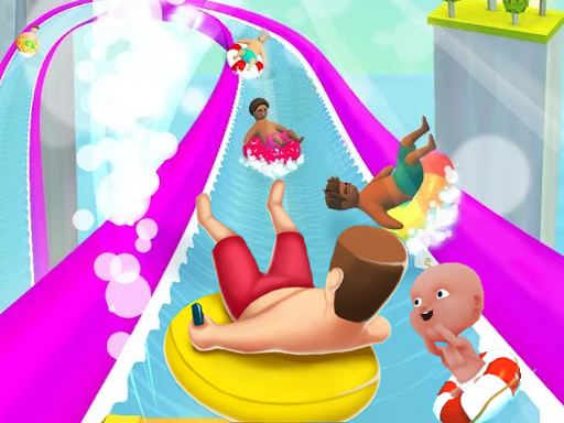 WaterPark Slide.io online game