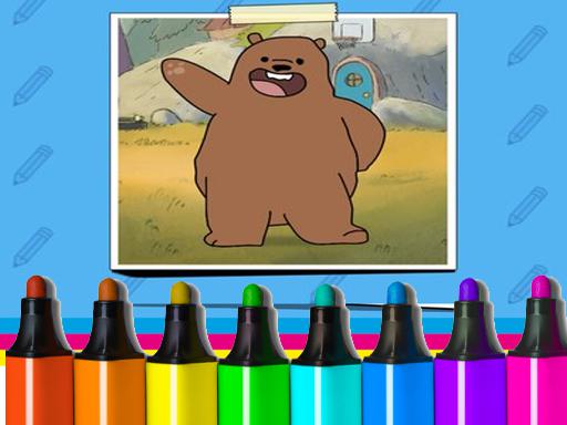 We Bare Bears: How to Draw Grizzly online game