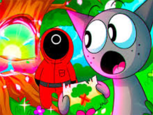 When Sprunki Meet Squid Game online Arcade game