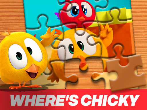 Wheres Chicky Jigsaw Puzzle online Puzzle game