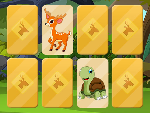 Wild Animals Memory online Puzzle game