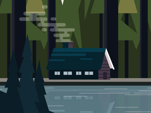 Wild Cabin Hidden online Puzzle game