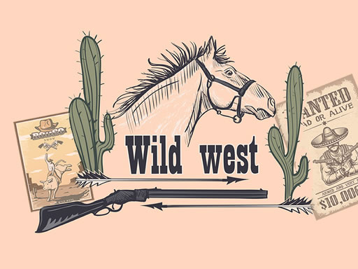 Wild Wild West Memory online game