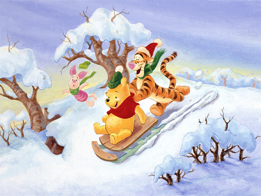 Winnie the Pooh Christmas Jigsaw Puzzle 2 online game