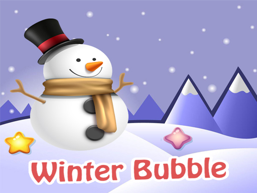 Winter Bubble Game online Puzzle game