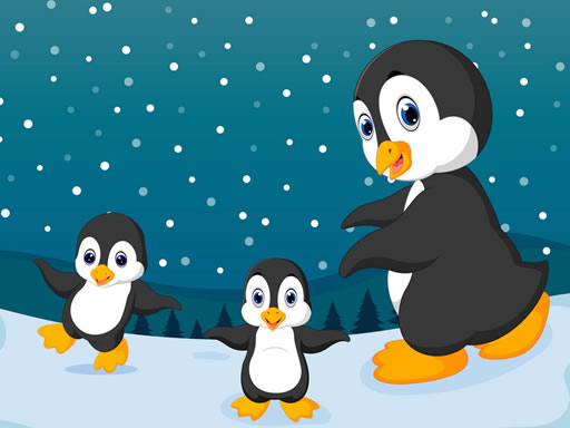 Winter Pinguins Memory online game