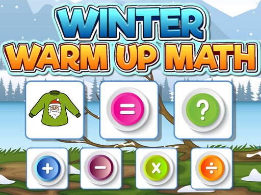 Winter Warm Up Math online game