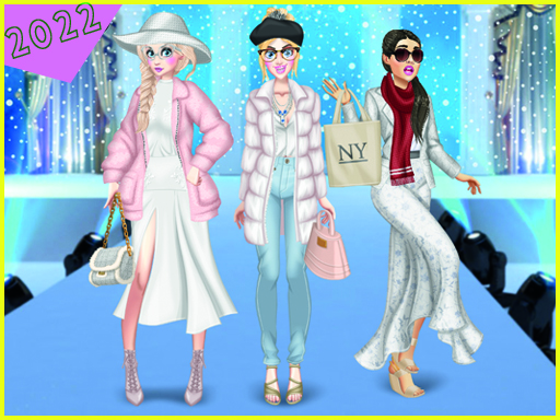 Winter White Outfits: Dress Up Game online game