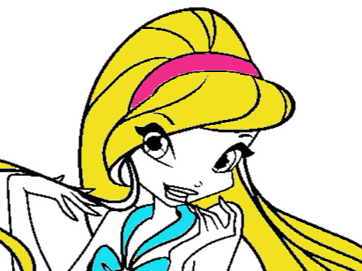 Winx Coloring Page Game online game