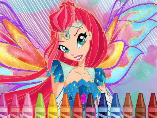 Winx Coloring online game