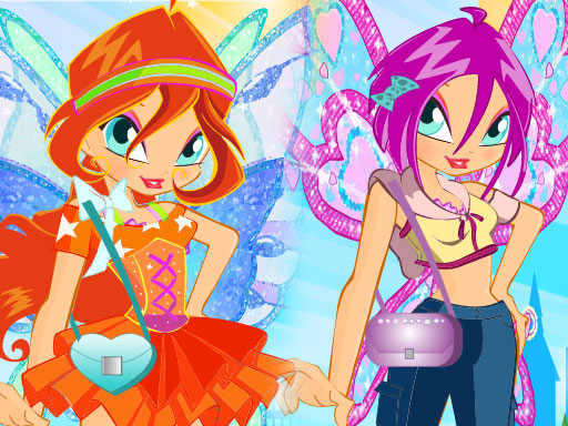 Winx Stylish Dress online Girls game