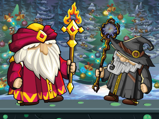 Wizard Santa Jump online Arcade game