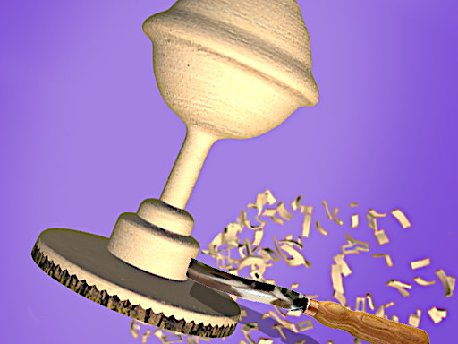 Woodturning Art online Hypercasual game