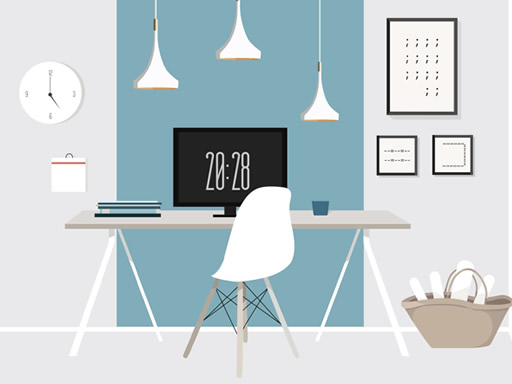 Work Desk Difference online Puzzle game