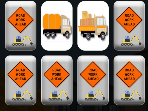 Work Trucks Memory online game