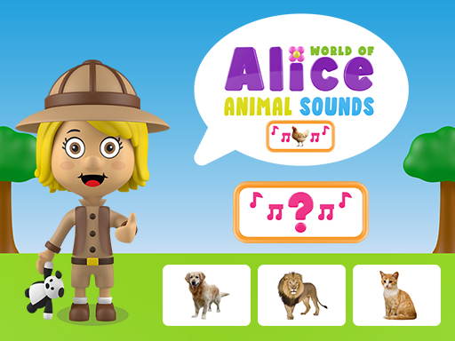 World of Alice Animal Sounds online game
